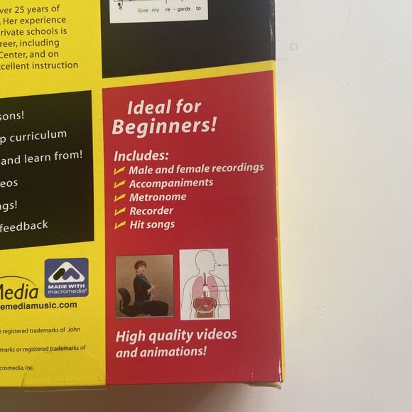 eMedia Singing For Dummies Interactive Educational Software BRAND NEW - Picture 6 of 8